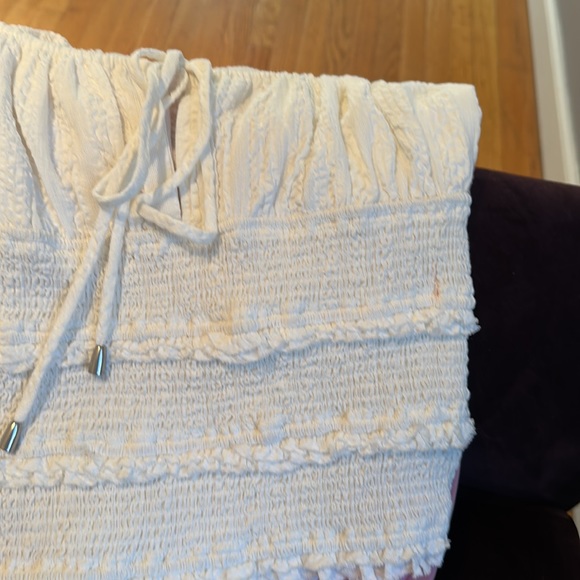 Free People white peasant blouse size XS - Picture 7 of 7